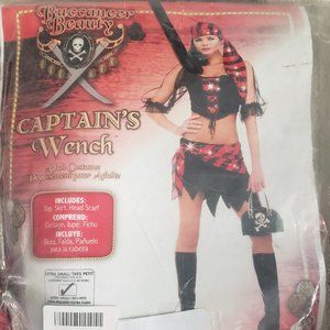 NEW Rubie's Costume Captain's Wench Naughty Pirate Costume, X-Small